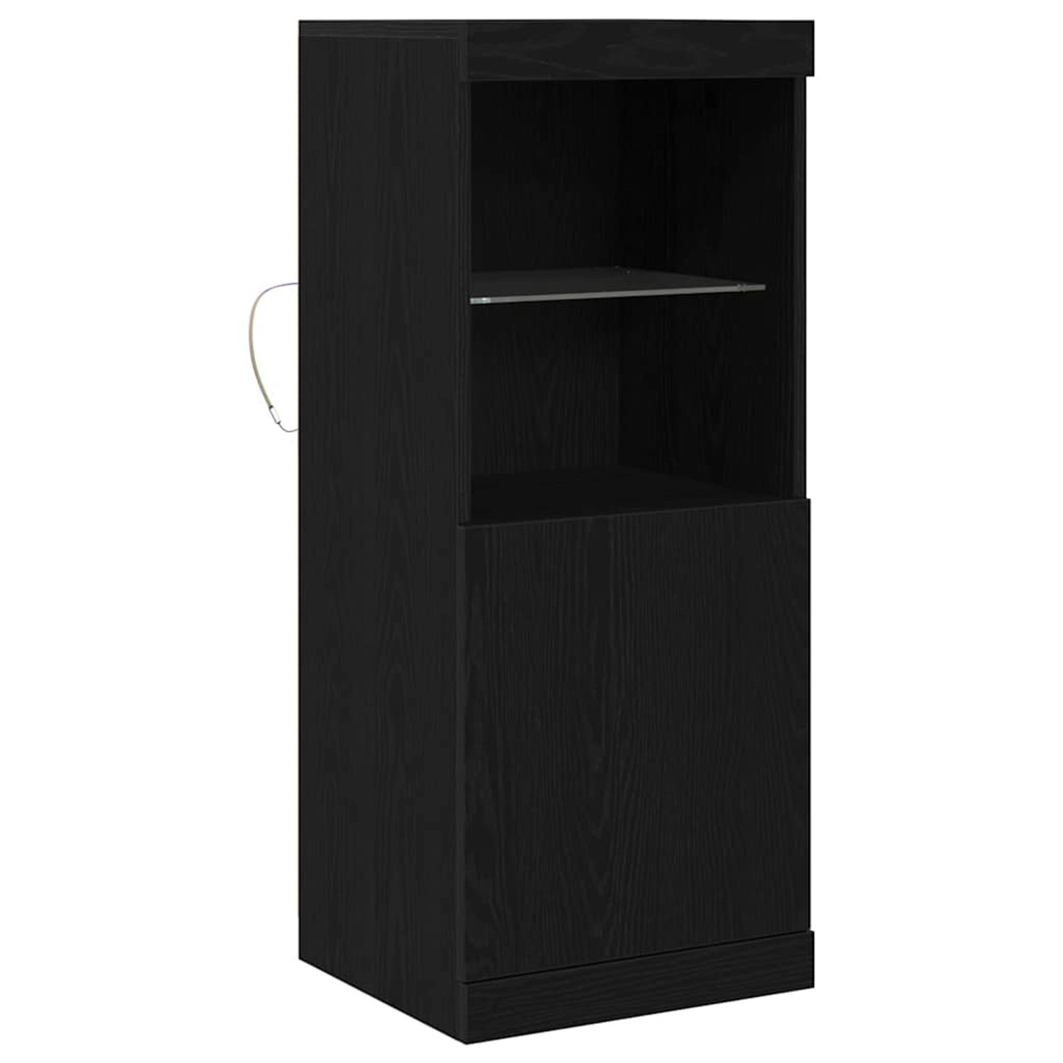 vidaXL Sideboard Schwarze Eiche 41 x 37 x 100 cm Holzwerkstoff 863041 günstig online kaufen