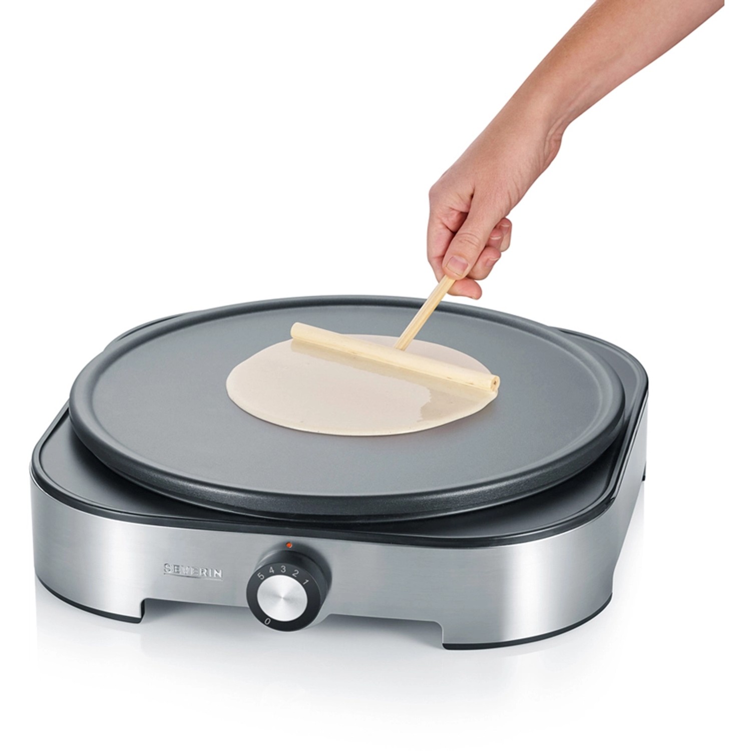 Severin Crepes Maker SM 2197 Edelstahlgebürstet Schwarz 1.500 W kaufen bei OBI