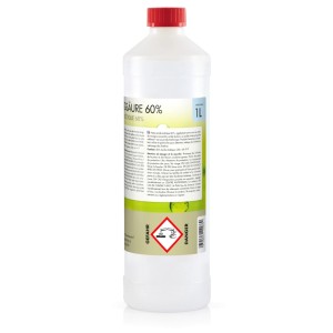 Flasche Höfer Chemie Essigsäure 60%, 1 Liter, für Haushalt & Reinigung.