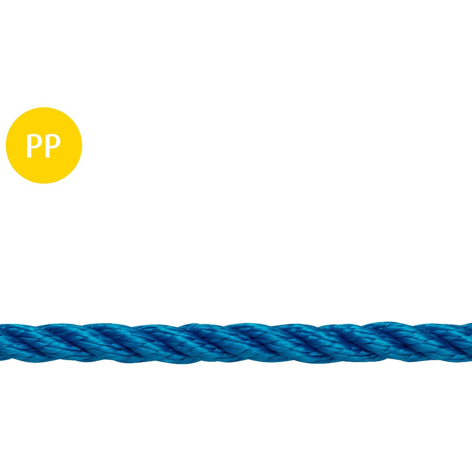 Conacord Seil Polypropylen Multifil Gedreht Ø 10 mm Blau Meterware