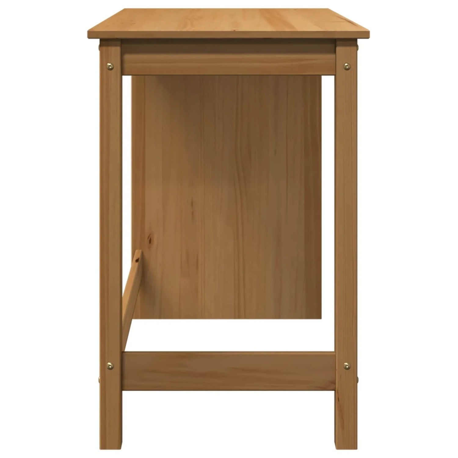 vidaXL Schreibtisch Honigbraun 112 x 50 x 75 cm Massivholz Kiefer 42028372_5