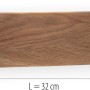 Paul Neuhaus LED-Wandlampe Palma, Holzdekor, 32x12 cm. Moderne Wandleuchte für Innenräume.