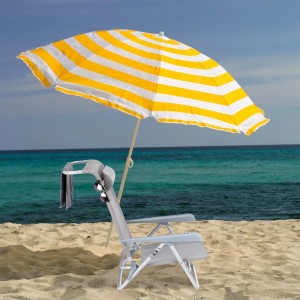 Relaxdays Liegestuhl Stahl Grau Klappbar 8-fach Verstellbar mit Nackenkissen 76,5 cm x 58 cm x 80 cm 3,9 kg