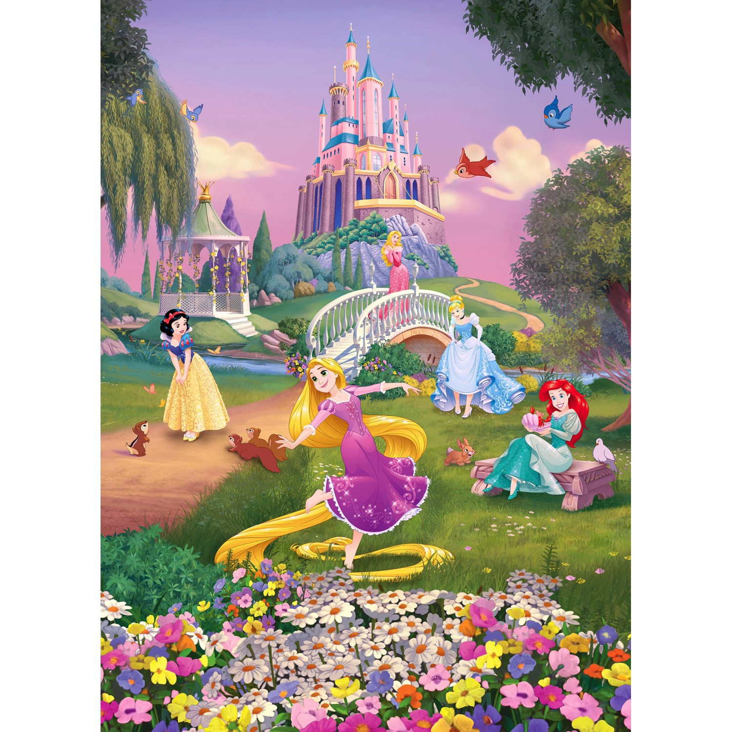 Komar Fototapete Disney Princess Sunset 184 cm x 254 cm FSC®