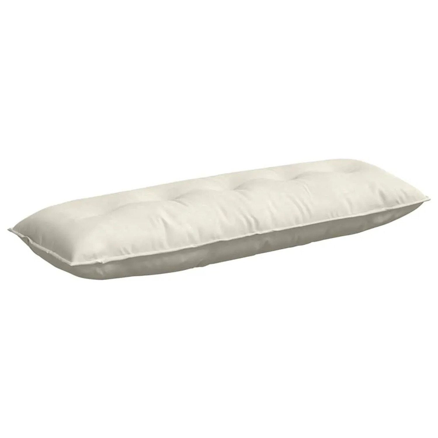 vidaXL Rückenkissen Creme 140 x 50 cm Cordstoff 42014856