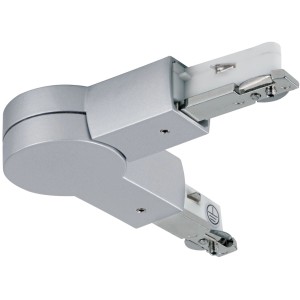 Paulmann URail Gelenk-Verbinder in Chrom matt für flexible Schienensysteme.
