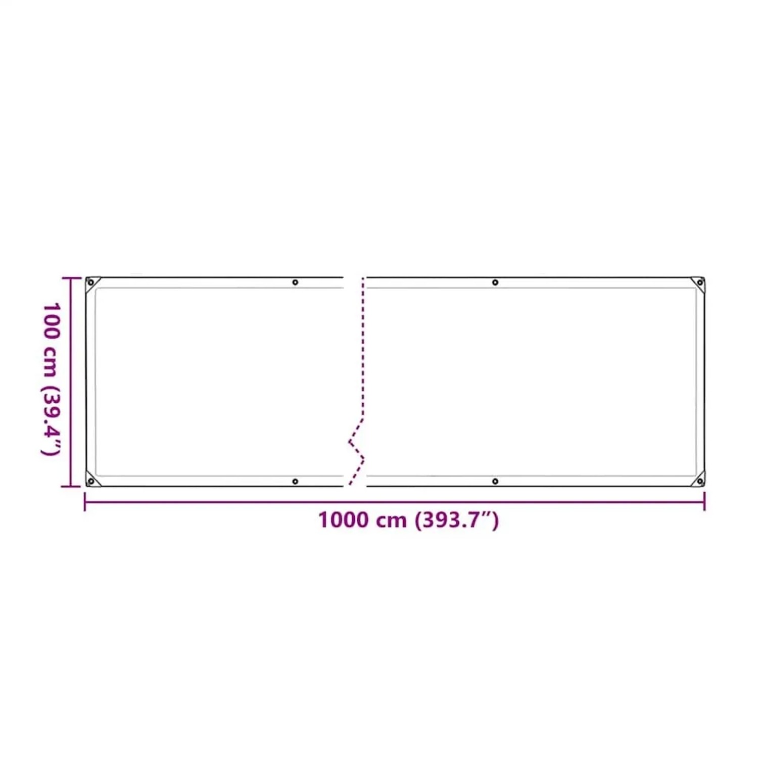 vidaXL Pflanzenabdeckung mit Ösen 1x10 m Polyethylen 3308683_10