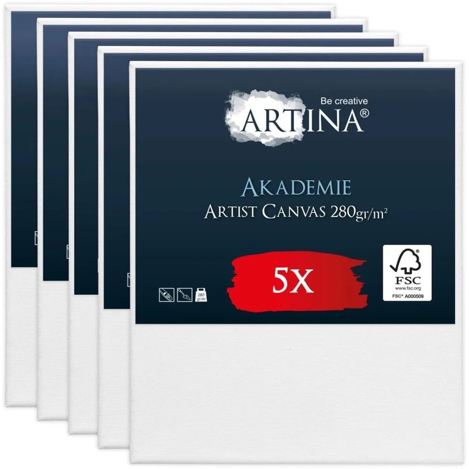 Artina Akademie Keilrahmen 50x60cm FSC 5tlg