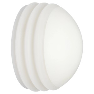 Weißer Wagner Wandpuffer EH2319 aus Kunststoff, ein Türstopper zum Kleben.