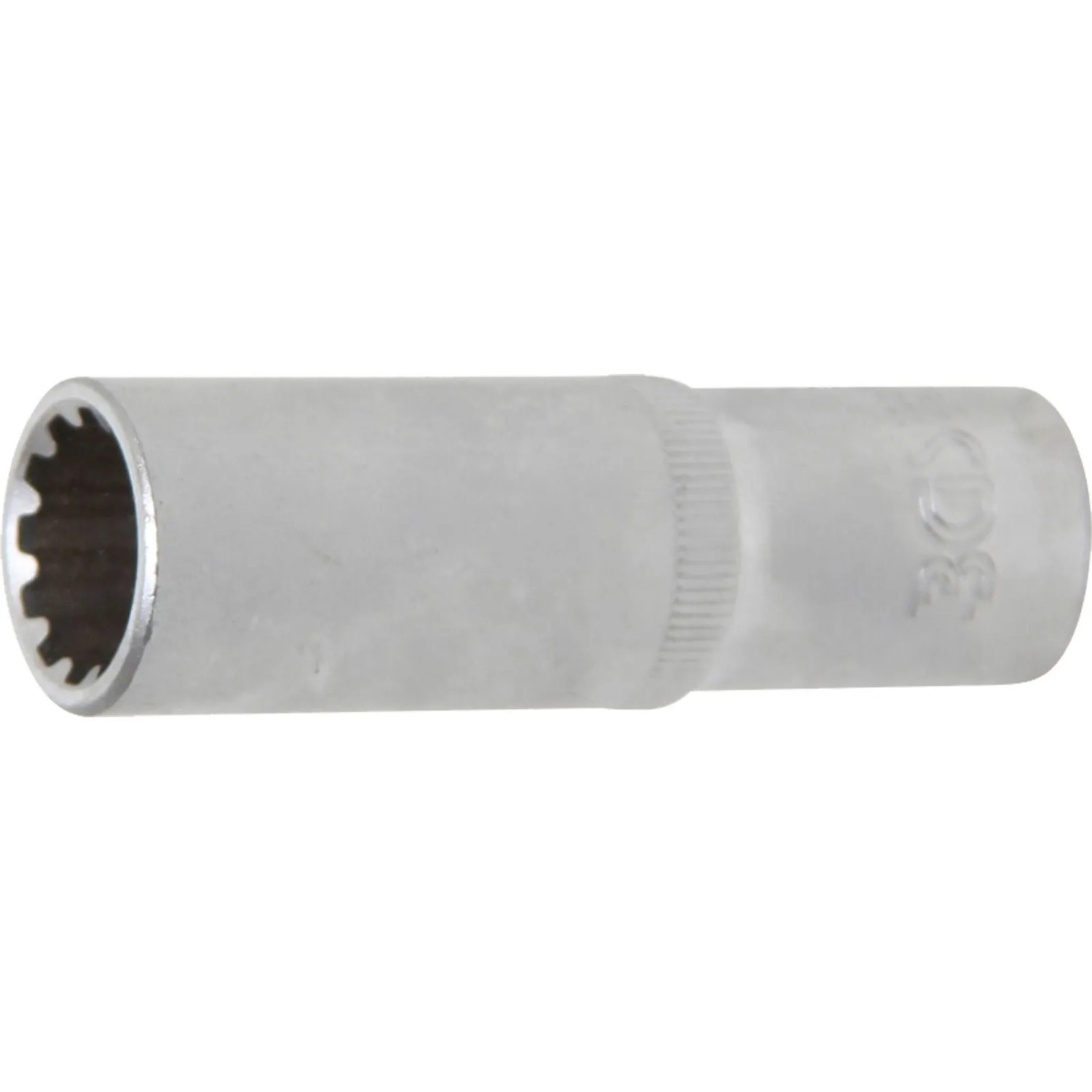 BGS Steckschlüssel Einsatz Gear Lock Tief Antrieb Innenvierkant 12 5 Mm  1 2 Zoll  SW 16 Mm 10256