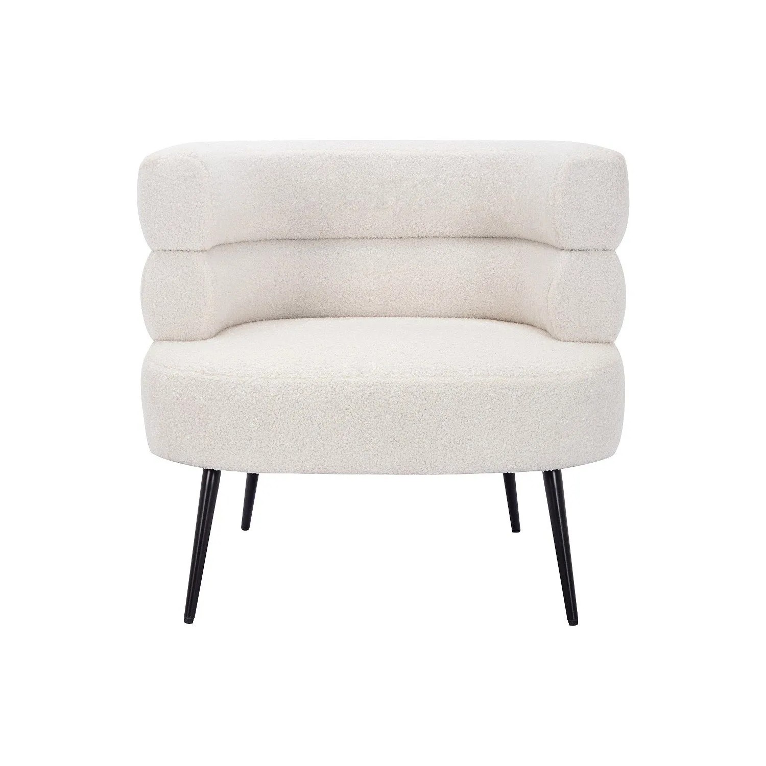 Vente-unique Sessel Mit Gerader Rückenlehne Camedo Weiß 80 cm