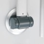 Detailaufnahme: Klappbarer Wenko Badstützgriff Secura Premium aus Aluminium.
