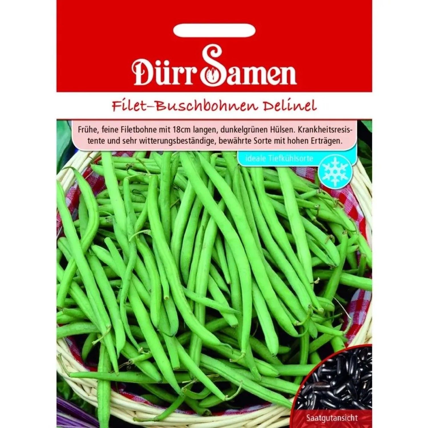 Dürr Samen Buschbohnen Delinel Saatgut