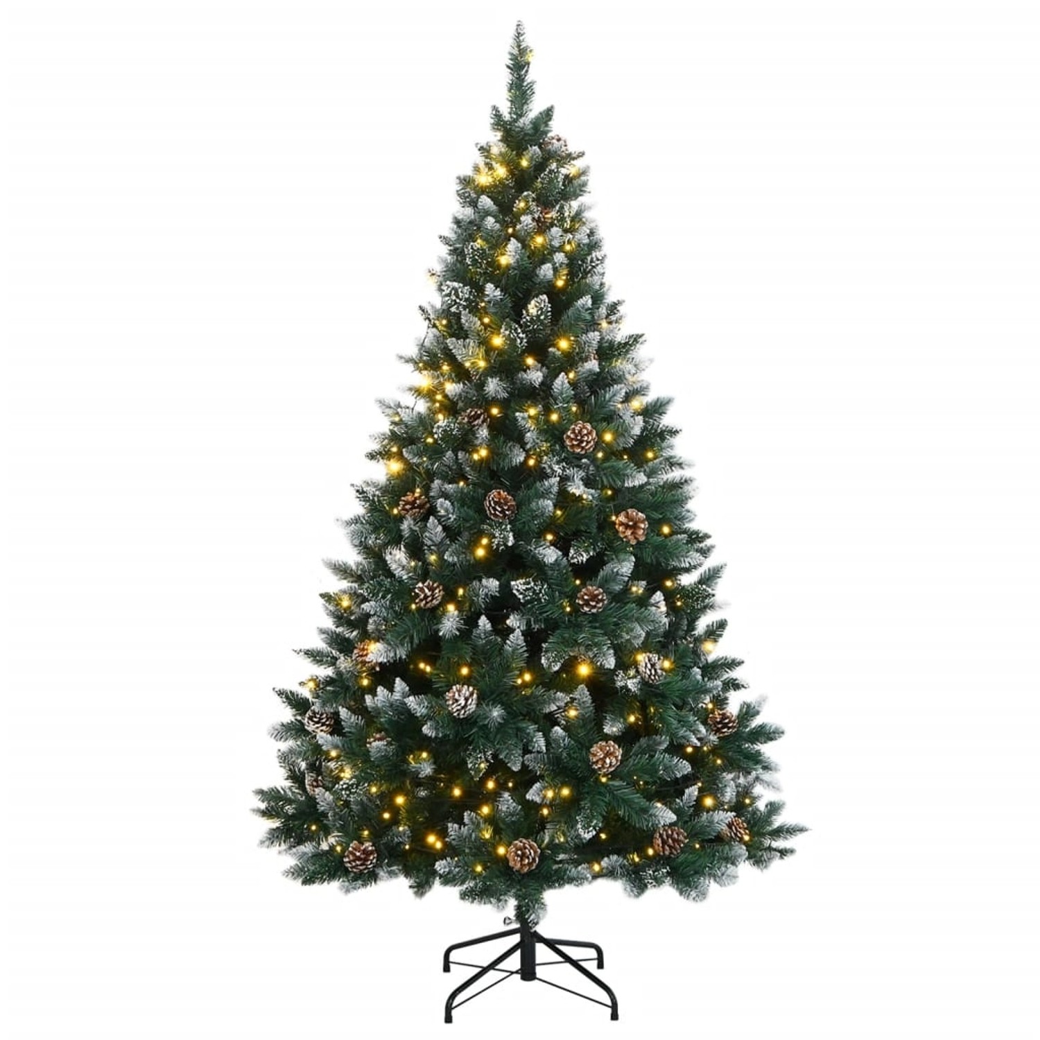 vidaXL Künstlicher Weihnachtsbaum 300 LEDs 210 cm 3315776