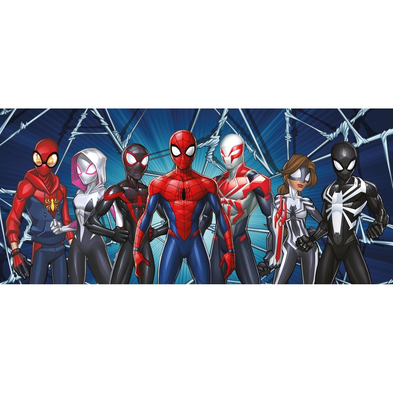 Sanders & Sanders Poster Spider-Man Rot Blau und Grau 0,9 x 2,02 m 601085 günstig online kaufen