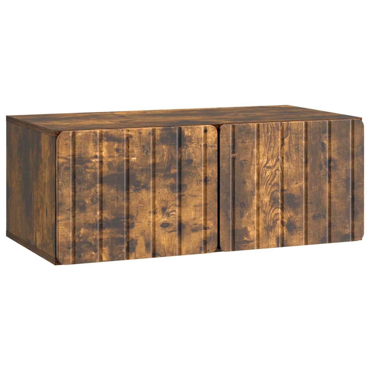 vidaXL Wandmontierter TV-Schrank Geräucherte Eiche 78,5 x 41 x 30 cm 898350