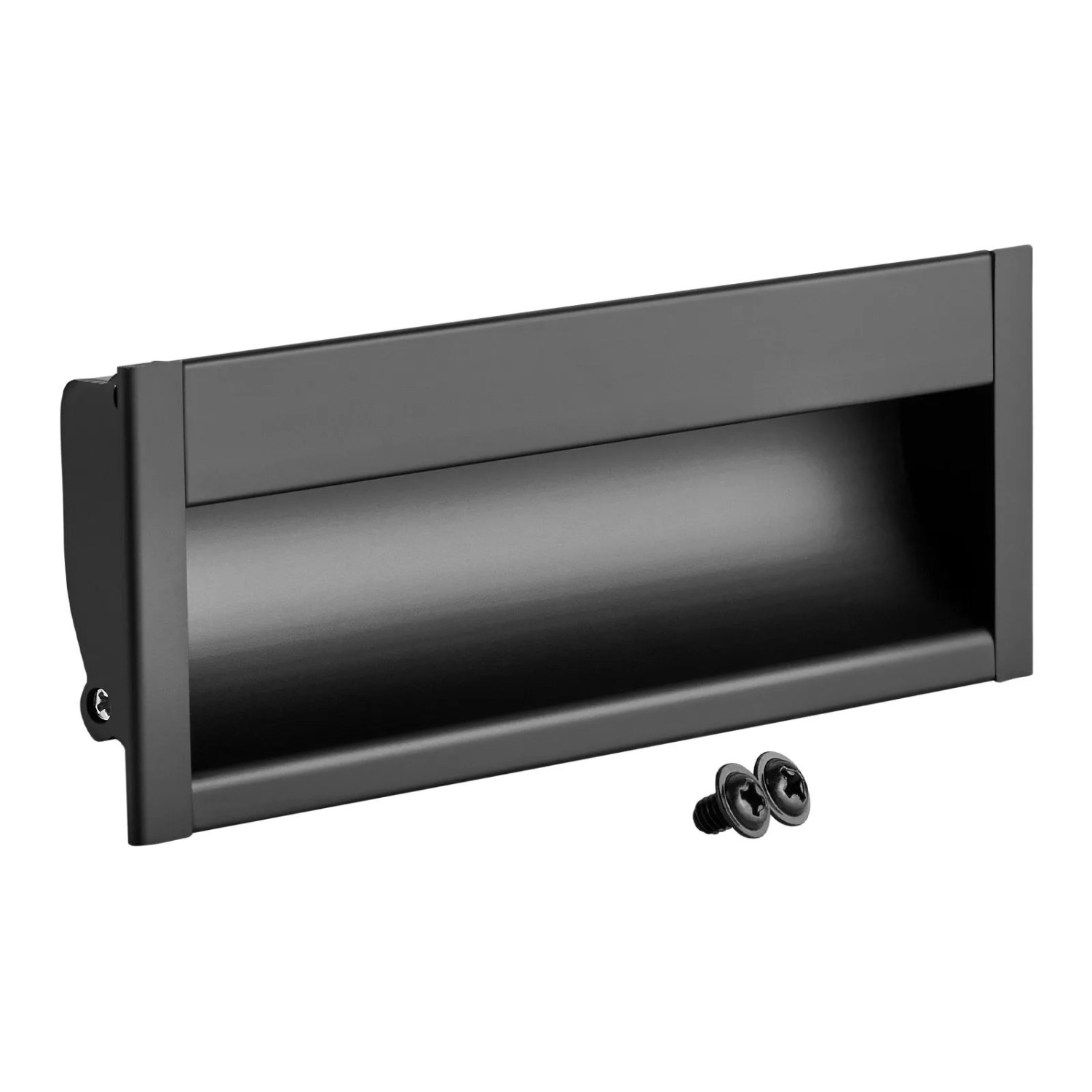SOTECH Einlassgriff EL-12 130 x 47,5 mm Bohrlochabstand 96 mm Schwarz Matt Aus Aluminium