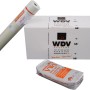 WDVS Basis-Paket: Dämmplatte, Armierungsgewebe und Klebemörtel für Vollwärmeschutz-Systeme.