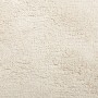 Beiger vidaXL OVIEDO Kurzflor Teppich. Detailaufnahme der weichen, dichten Polyester-Florstruktur mit Teddy-Look.
