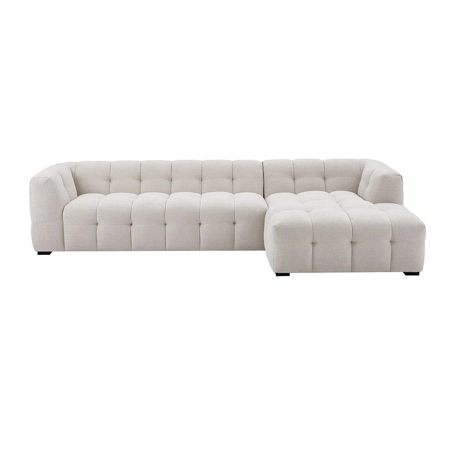 Vente-unique Sofa Ohne Schlafmöglichkeit Dilome Beige 314 cm