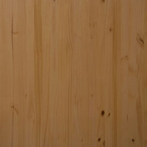 Detailansicht: Honigbraunes Kiefernholz des vidaXL Rollschranks mit Schreibtisch MOSS.