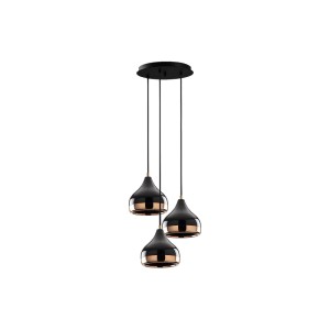 Vente-unique Hängeleuchte Und Kronleuchter Yildo Schwarz 37 cm