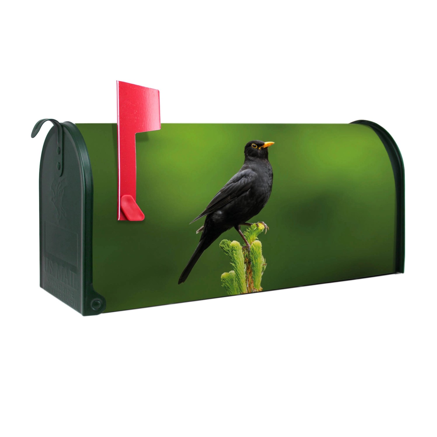 Banjado Amerikanischer Briefkasten Grün 48x22x16cm US Mailbox Letterbox Pos günstig online kaufen