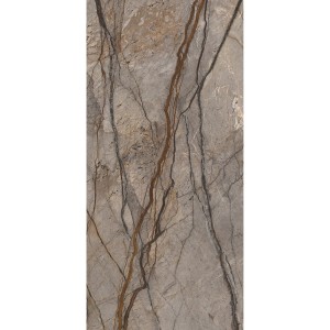 Schulte Duschrückwand DecoDesign in Marmor-Kastanie Optik, hochglänzend, 210x100 cm.