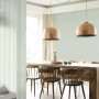 Rasch Vliestapete Tapetenwechsel II 652123 mit Streifen in Mint im Wohnraum.
