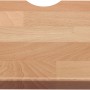 Detailaufnahme einer Buchenholz-Stufe für die Dolle Mittelholmtreppe Frankfurt.