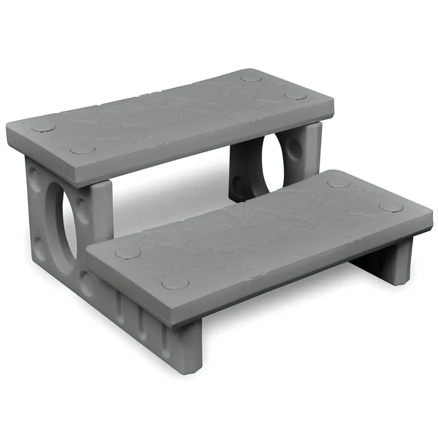 vidaXL Graue Spa-Treppe 90881