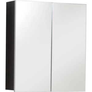 Trendteam Spiegelschrank LineSkinBD, Rauchsilber, 60 cm breit, mit zwei Spiegeltüren.