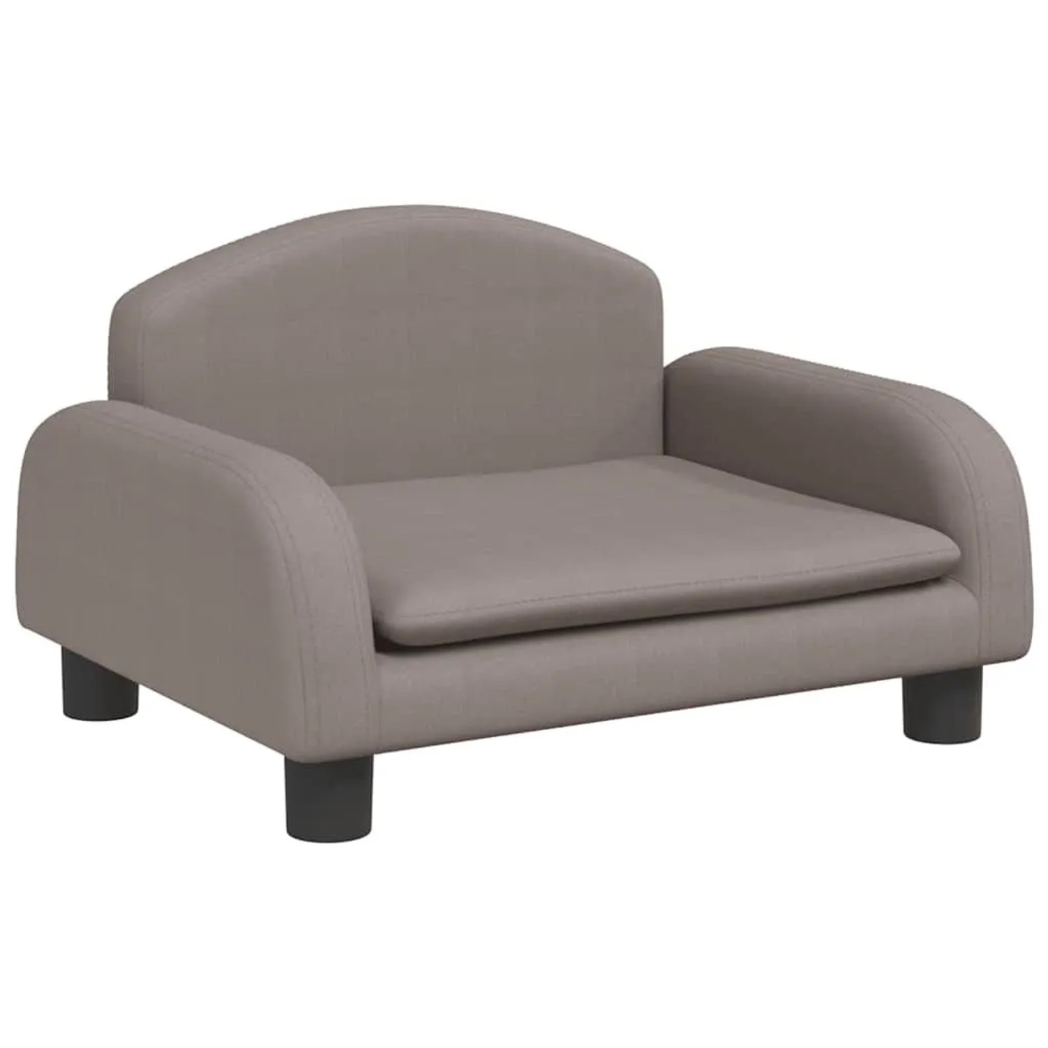 vidaXL Hundebett Taupe 50x40x30 cm Stoff 171974