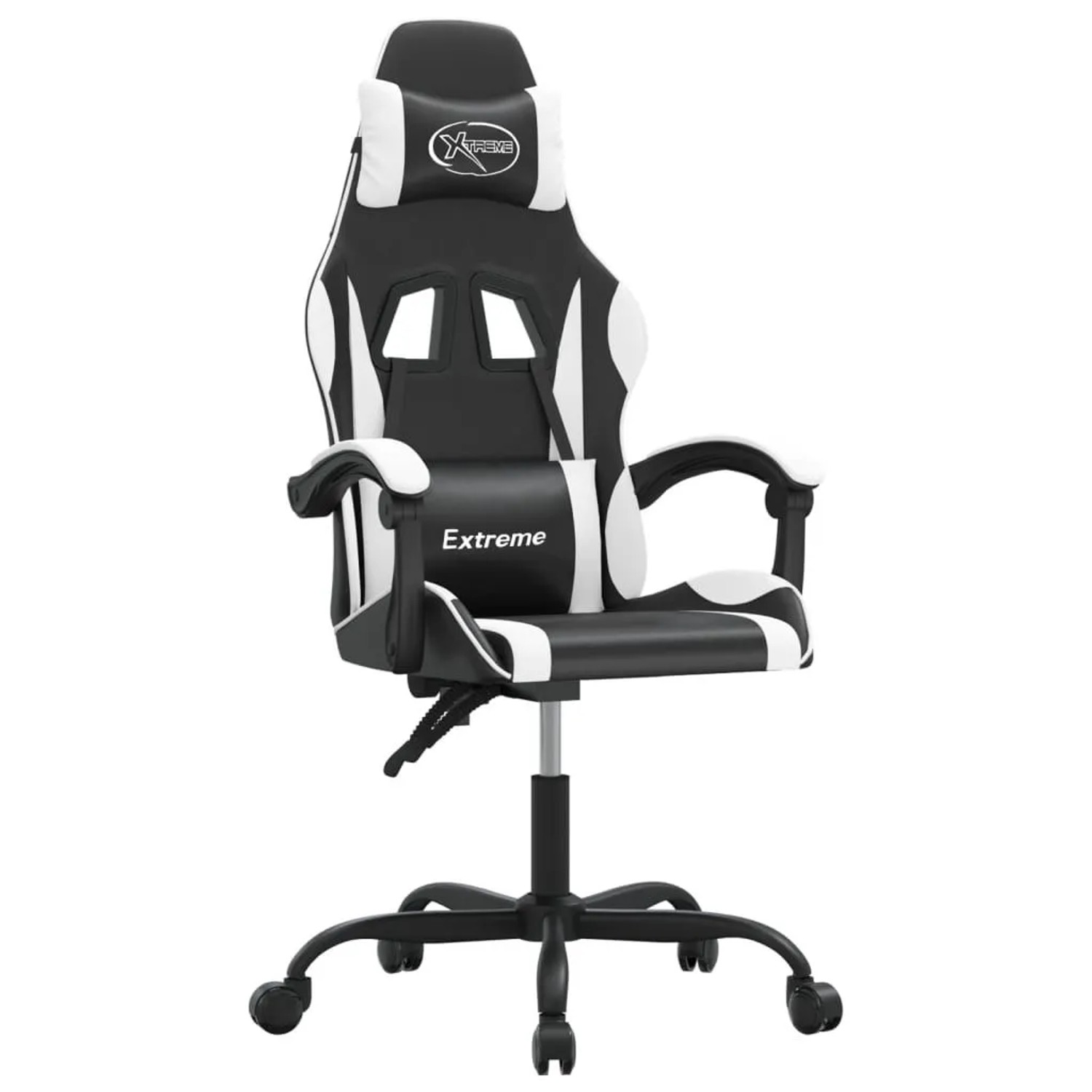 vidaXL Gaming-Stuhl Schwarz und Weiß Kunstleder 3143871 günstig online kaufen