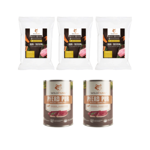 Wildfang Genussbox Junior Trocken- & Nassfutter Lachs & Rind