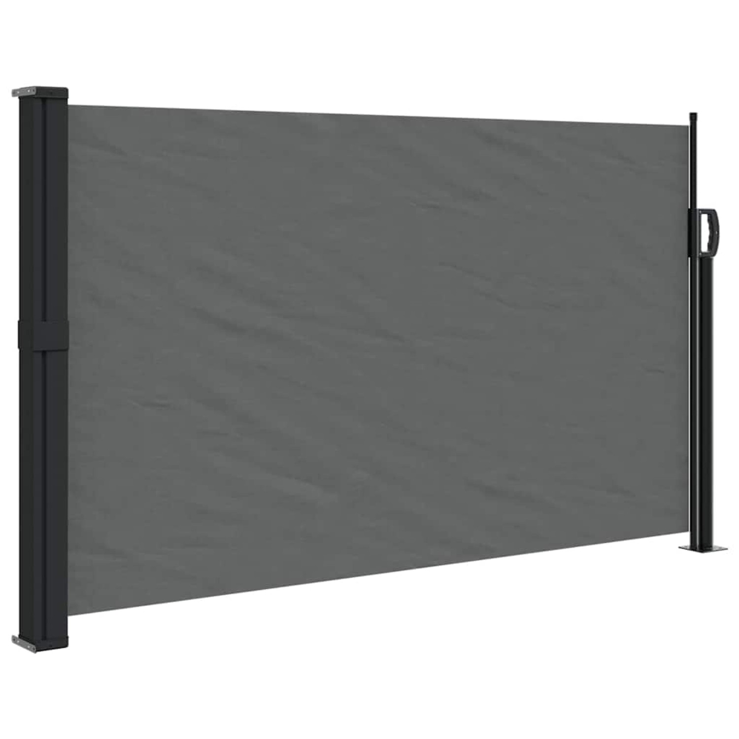furnicato Seitenmarkise Ausziehbar Anthrazit 120x500 cm günstig online kaufen