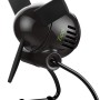 Schwarzer Vornado Zippi Tischventilator mit flexiblem Rotor und Standfuß.