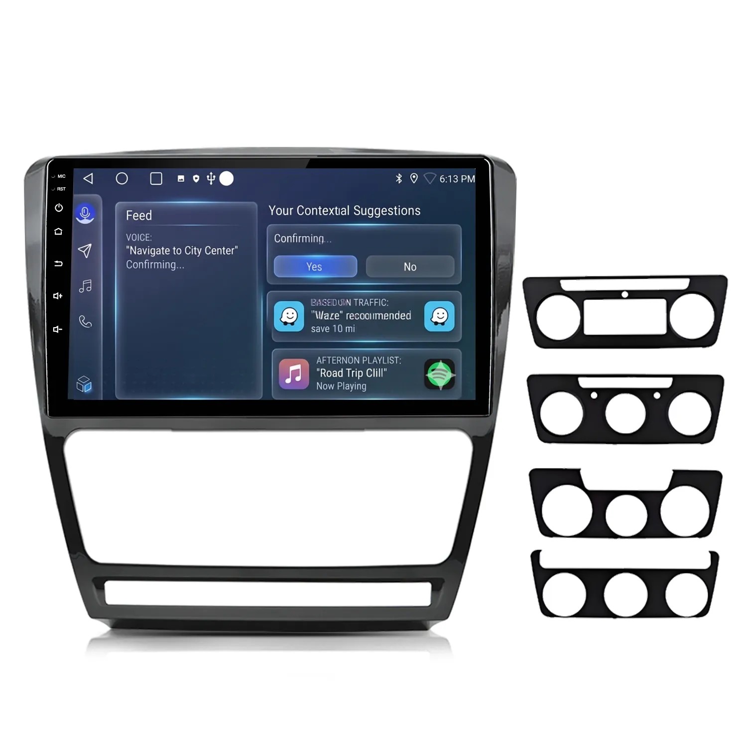 Junsun 10 Zoll Autoradio Für Skoda Octavia 2008 To 2013
