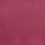 Weinroter Samtstoff des vidaXL Rückenkissens. Detailansicht der weichen Textur für Kissen & Bezüge.