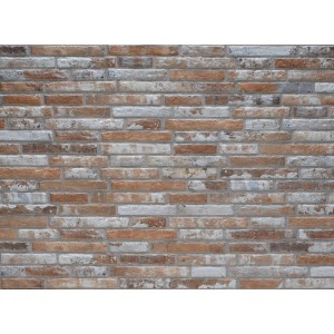 Klimex Verblender Feinsteinzeug UltraStrong Long Brick, weiß-braun, in Backsteinoptik.