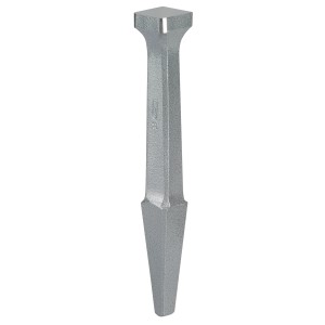 Picard Faust 40mm, Vierkant-Flach, Nr. 148, hammerschlag-grau lackiert, für Handwerk.