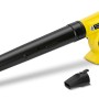 Kärcher Akku-Laubbläser LBL 4 Battery, gelb/schwarz, mit abnehmbarer Düse. Akku-Laubsauger für Gartenarbeiten.