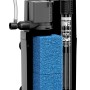 Juwel BioPlus Fine One Aquarium Filter mit blauem Filterschwamm und Heizer.