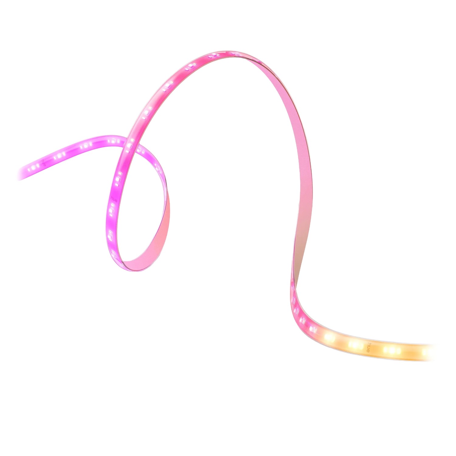 Philips Hue Lightstrip Flux 3m mit Farbverlauf, warmweiß bis RGB für flexible Beleuchtung.