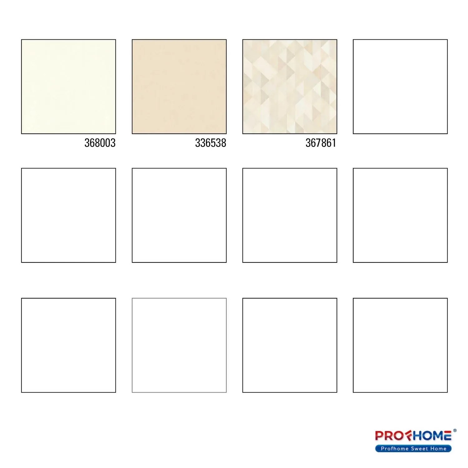 Muster der PROFHOME Tapete 368003-GU Uni Matt Creme und weitere Dekorative Tapeten.