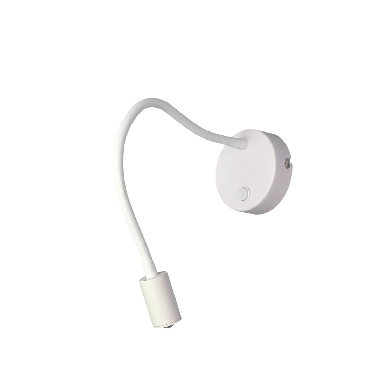 EASYLIGHT LED Wandleuchte Schwanenhals Weiß Mit Schalter 2700 K günstig online kaufen