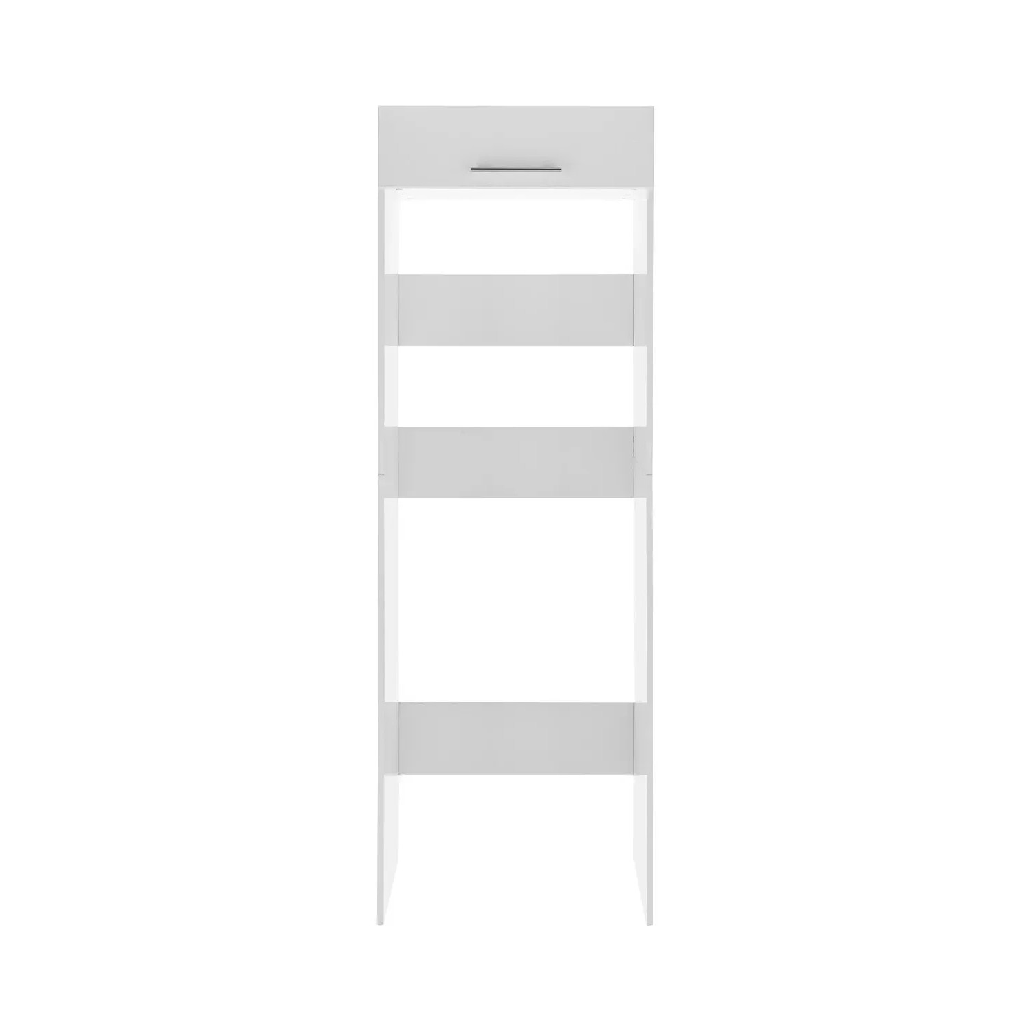 Respekta Hauswirtschaftsraum Set Clara, weiß matt, bestehend aus Hochschrank, Waschmaschinen- und Wäscheschrank.