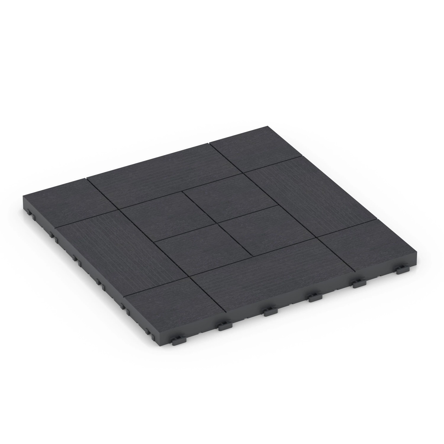 WARCO Tafelmuster-Klickfliese Schiefer 38,5 x 38,5 x 2