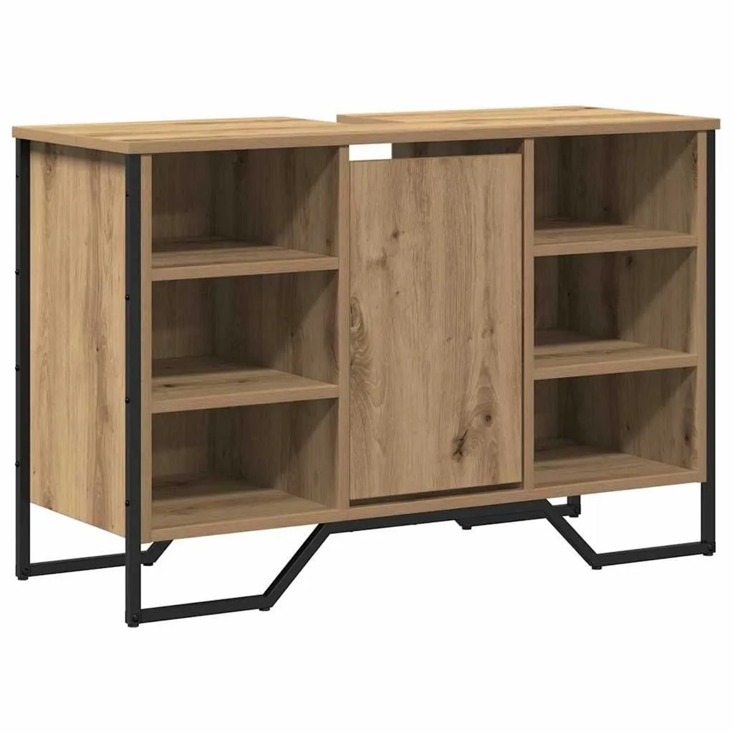 vidaXL Waschbeckenschrank Artisan-Eiche 91 x 35 x 60 cm Holzwerkstoff 86918 günstig online kaufen
