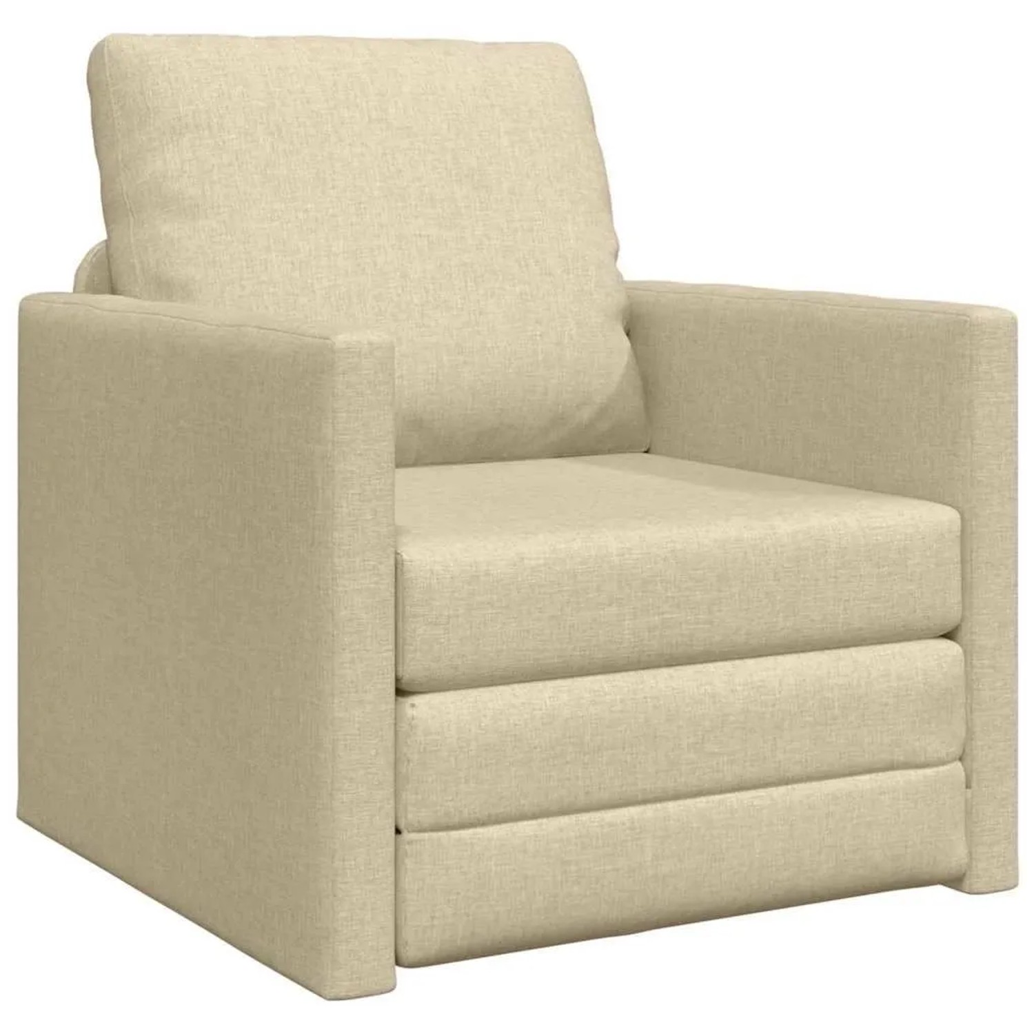 vidaXL Schlafsofa Creme 74 x 77 x 81 cm Stoff 4106627 günstig online kaufen